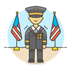 General Honor 5 Illustration from UX Colors Set