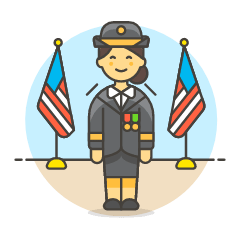 General Honor 6 Illustration from UX Colors Set