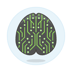 Ai Brain 1 Illustration from UX Colors Set