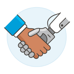 Human Ai Companion 3 Illustration from UX Colors Set