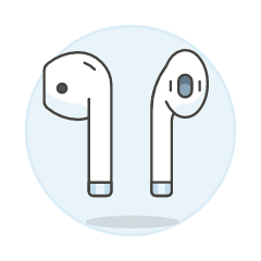 Airpod Bluetooth 2 Illustration from UX Colors Set
