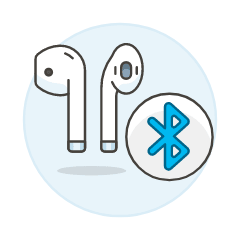 Airpod Bluetooth 3 Illustration from UX Colors Set