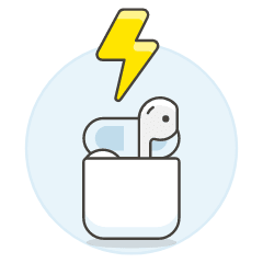Airpod Charging Illustration from UX Colors Set
