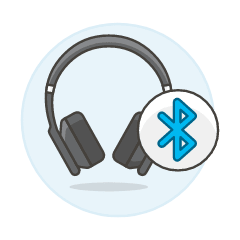 Headphones Bluetooth 2 Illustration from UX Colors Set