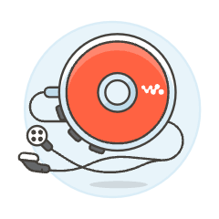 Cd Players 1 Illustration from UX Colors Set