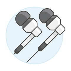 Headphones 4 Illustration from UX Colors Set