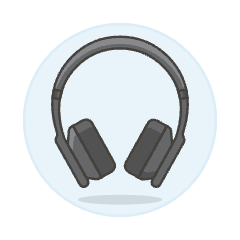 Headphones Wireless 1 Illustration from UX Colors Set