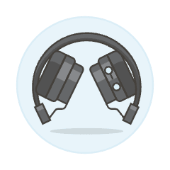 Headphones Wireless 8 Illustration from UX Colors Set