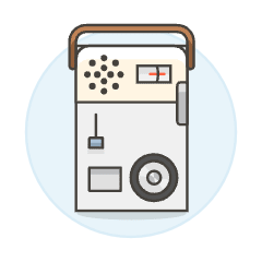 Radio Vintage 07 Illustration from UX Colors Set