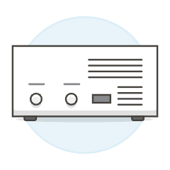 Radio Vintage 12 Illustration from UX Colors Set