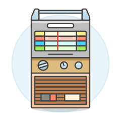 Jukebox Illustration from UX Colors Set