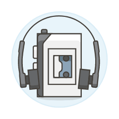 Tape Player 1 Illustration from UX Colors Set