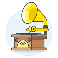 Gramophone Vinyl 2 Illustration from UX Colors Set