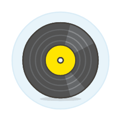 Vinyl Illustration from UX Colors Set
