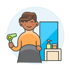 Hairstlye Salon 20 Illustration from UX Colors Set