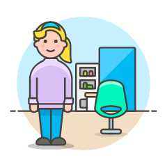 Hairstlye Salon 24 Illustration from UX Colors Set