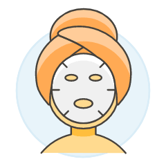 Spa Face 2 Illustration from UX Colors Set