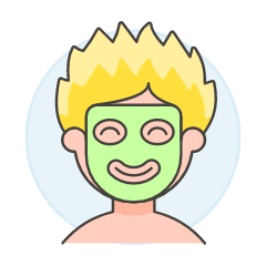 Spa Face 4 Illustration from UX Colors Set