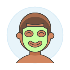 Spa Face 5 Illustration from UX Colors Set
