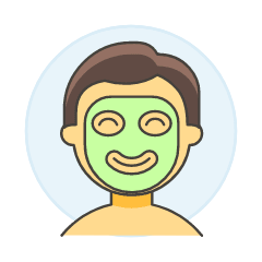 Spa Face 6 Illustration from UX Colors Set