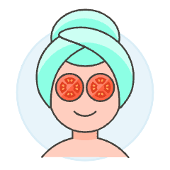 Spa Face 7 Illustration from UX Colors Set