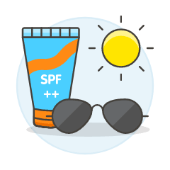 Sunscreen 1 Illustration from UX Colors Set