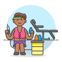 Tattooist 10 Illustration from UX Colors Set