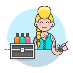 Tattooist 2 Illustration from UX Colors Set