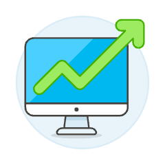 Increasing Imac Illustration from UX Colors Set