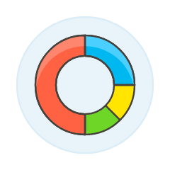 Ring Chart Illustration from UX Colors Set