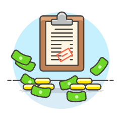 Money Approve Illustration from UX Colors Set