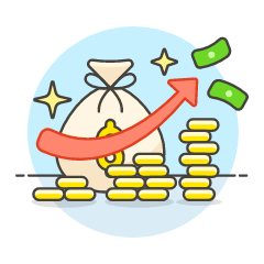 Money Cash Bag Illustration from UX Colors Set