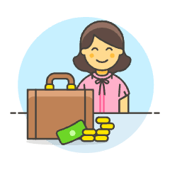 Briefcase Deal 1 Illustration from UX Colors Set