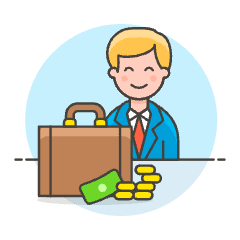 Briefcase Deal 2 Illustration from UX Colors Set