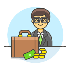 Briefcase Deal 4 Illustration from UX Colors Set