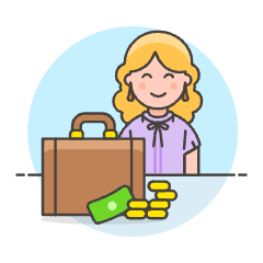 Briefcase Deal 5 Illustration from UX Colors Set