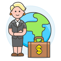 International Business 4 Illustration from UX Colors Set