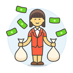 Wealthy Business 1 Illustration from UX Colors Set