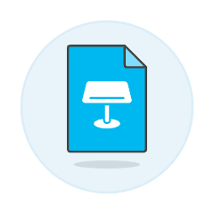 Keynote File Format 3 Illustration from UX Colors Set