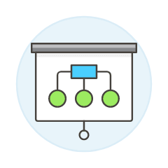 Projector Hierarchy Illustration from UX Colors Set