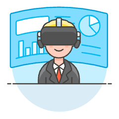 Vr Presentation 1 1 Illustration from UX Colors Set