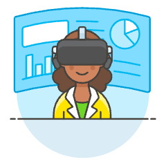 Vr Presentation 1 4 Illustration from UX Colors Set