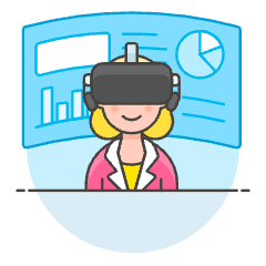 Vr Presentation 1 6 Illustration from UX Colors Set