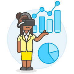 Vr Presentation 2 5 Illustration from UX Colors Set