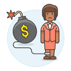 Debt Bomb Chain 5 Illustration from UX Colors Set