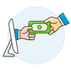 Online Payment 1 Illustration from UX Colors Set