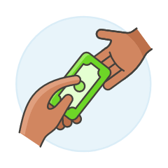 Payment Receive 2 4 Illustration from UX Colors Set