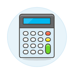 Calculator Illustration from UX Colors Set