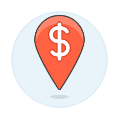 Business Pin Illustration from UX Colors Set
