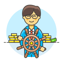 Business Captain 3 Illustration from UX Colors Set